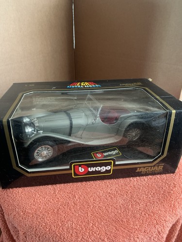 Burago jaguar ss100 1937 18 - burago,