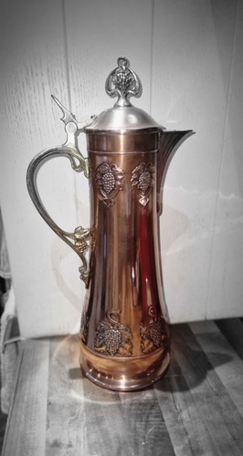 Wmf art nouveau wine pitcher - art,