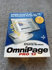 Scansoft OmniPage Pro 12 PC CD