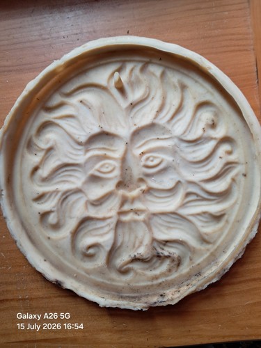 Rubber celtic sun god - rubber,