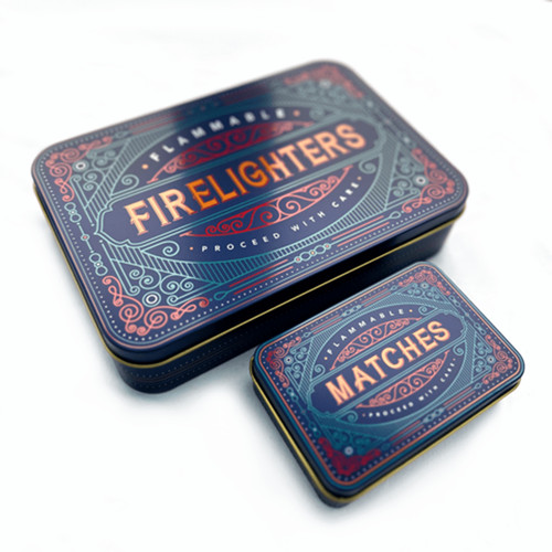 Firelighter tin metal - firelighter,