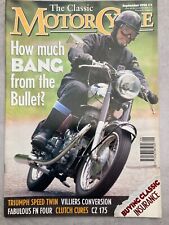 The Classic Motorcycle Magazine - September 1995 - CZ175, Speed Twin, Bullet