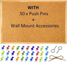 Large Cork Pin Notice Board