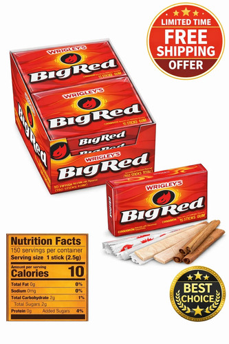 Wrigley big red cinnamon - big,