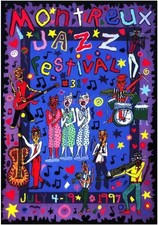 Montreux jazz festival - montreux, poster
