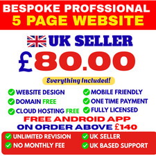 BESPOKE 5 Page Website Design