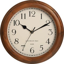 Wooden Wall Clock with Retro