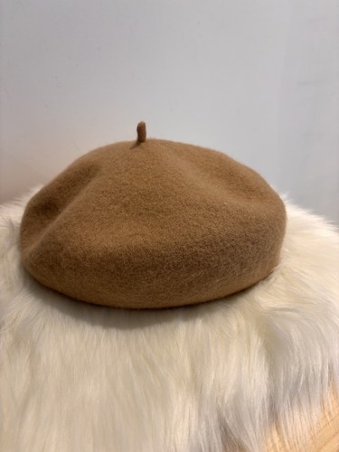 Camel beret french style - beret,