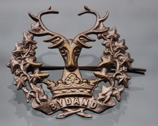 WW1 Gordon Highlanders Regiment Metal Cap Badge