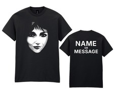 Kate Bush T-Shirt Music - Personalised Name Message Adults Kids Musician Gift