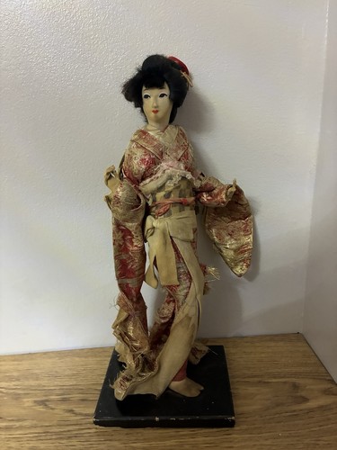 Vintage japanese geisha doll - japanese,