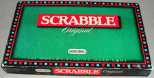 Scrabble Board Game Spears Word Classic Family Strategy 1990s COMPLETE VINTAGE