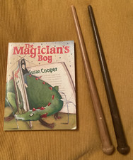 Sound Effect Wand Light Up Wand Magician's Boy by Susan Cooper Paperback Book VG