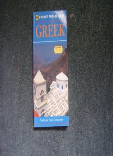 Pocket phrasebook greek - pocket,