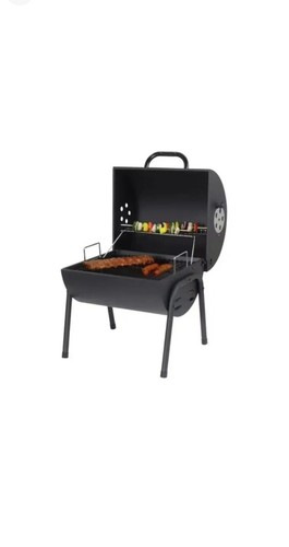 Tabletop oil drum barbeque - tabletop,