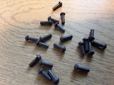 1/8" x 3/8" ROUND SNAP DOME HEAD MILD STEEL RIVET QTY 20