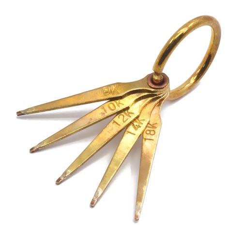 Gold test acid needle - test,