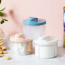 4 Compartments Formula Dispenser Baby Feeding Milk Powder Storage Box  Newborn