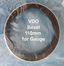 Vdo gauge black silver 110mm - gauge, black/silver