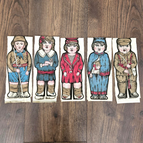 Antique cloth doll patterns - doll, by