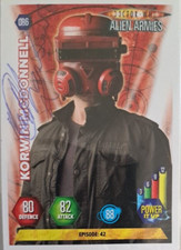 Doctor Who Alien Armies Card Signed By Matthew Chambers
