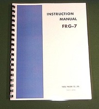 Yaesu frg instruction - frg-7,
