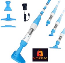 3 in 1 Pool Vacuum Cleaner, Electric Hoover 3 heads, rechargeable £119 RRP P6