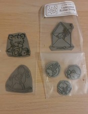 Lili Of The Valley Unmounted Rubber Stamps. Bears  ,Birthday card making 