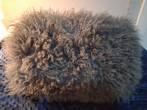 West elm mongolian lamb - mongolian, pillow
