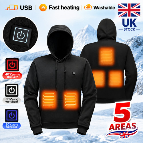 Unisex heated hoodie heating - hoodie, 5