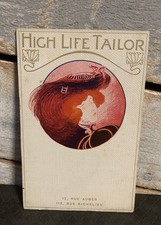 ART NOUVEAU Uns RAPHAEL KIRCHNER ?ADVERTISING  HIGH LIFE TAYLOR Postcard c1904