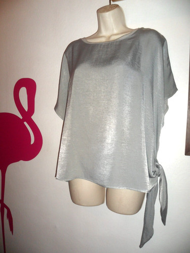 River island grey satin jersey - river,