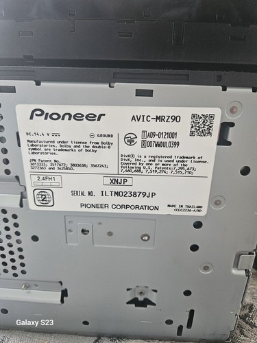 Pioneer avic mrz90 - car, tv