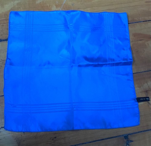 Vintage men blue silk - men's,