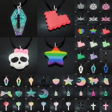 Goth Geek Cute Resin Pendant