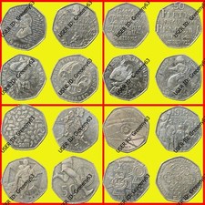 Rare UK 50p Coins Fifty Pence
