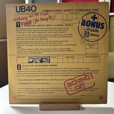 UB 40 - Signing Off Vinyl LP &