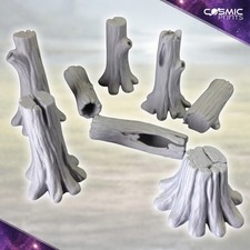Swamp Trees  Logs Terrain Set