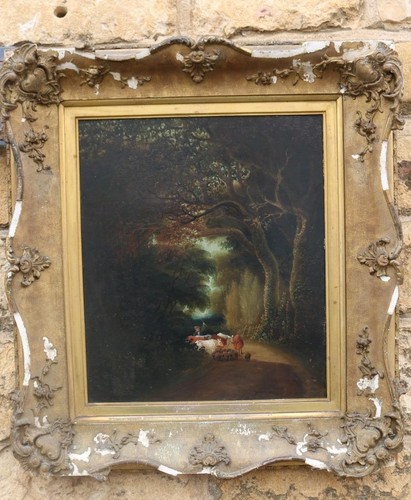 Antique oil painting thomas - antique,