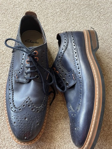 Mens boys clarks navy - boys, blue