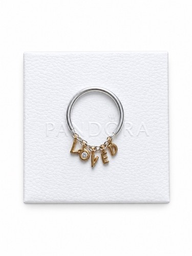 Pandora loved script ring - pandora,