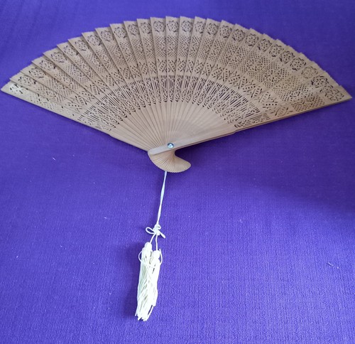 Carved hand fan - hand, with