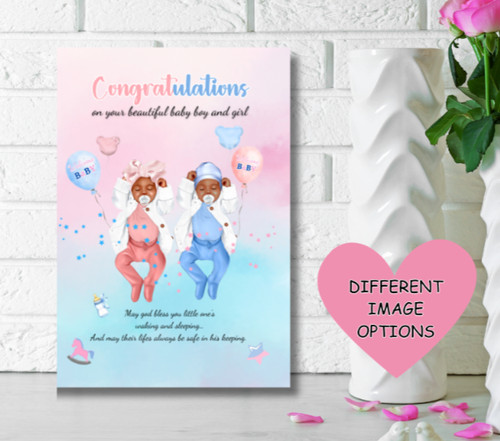 Ethnic black twins - ethnic,