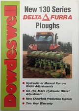 Original Dowdeswell 130 Series Delta Furra Ploughs Brochure