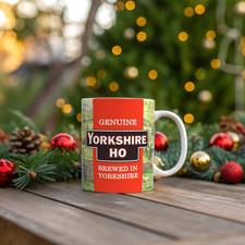  Personalised Yorkshire Tea "Genuine Yorkshire Ho" 11oz glossy ceramic mug