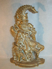 Door Stops Stop Brass Punch Antique Vintage ref 109C (FREE UK POSTAGE)