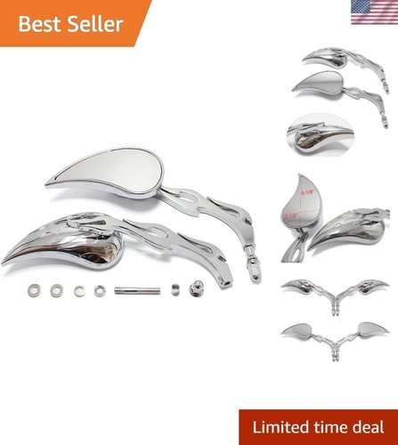 Chrome custom flame - chrome, drop