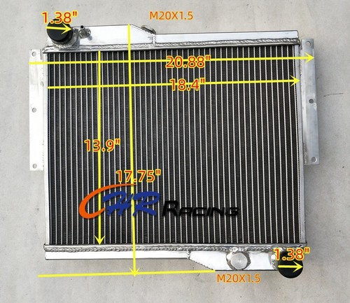 Aluminum radiator for mgb - for, mg