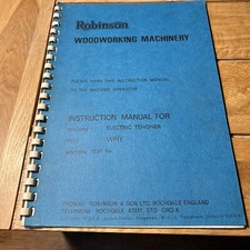 Robinson electric tenoner