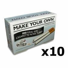 1000 MAKE YOUR OWN KING SIZE CIGARETTE FILTER TUBES BY RIZLA THE NEW CONCEPT
